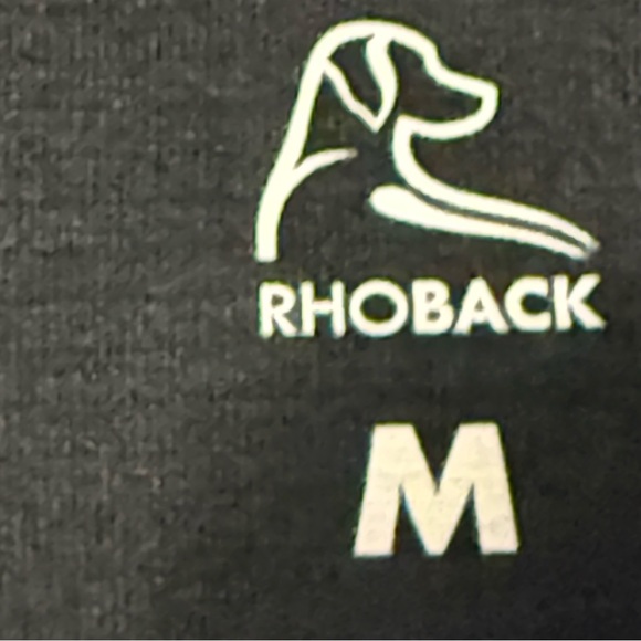 Rhoback Black Athletic T-Shirt - Picture 4 of 8